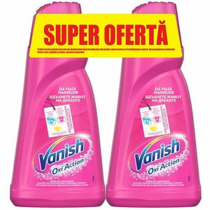 Pachet solutie pentru indepartarea petelor Vanish Pink 2x1 l imagine