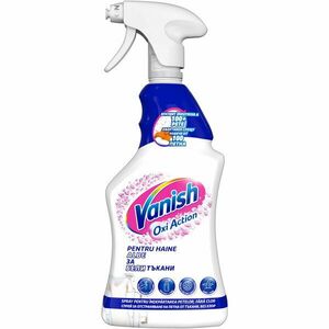 Spray pentru indepartarea petelor, fara clor, Vanish Oxi Action White pentru haine albe, 500ml imagine