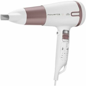 Uscator de par Rowenta Premium Care Pro CV7460F0, 2400W, 2 trepte de viteza, 3 trepte de temperatura, generator de ioni, Alb/Roz imagine