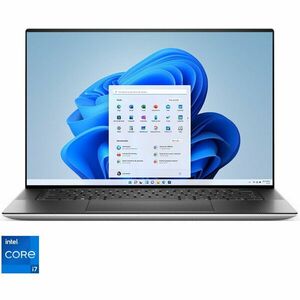 Ultrabook DELL 15.6'' XPS 15 9530, 3.5K InfinityEdge OLED Touch, Procesor Intel® Core™ i7-13700H (24M Cache, up to 5.00 GHz), 16GB DDR5, 1TB SSD, GeForce RTX 4060 8GB, Win 11 Pro, Platinum Silver, 3Yr BOS imagine