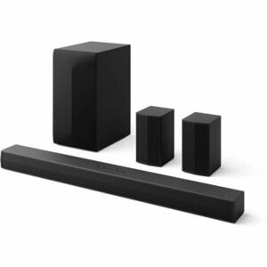 Soundbar LG S60TR, 5.1 , 440W, Kit Wireless Surround inclus, Subwoofer Wireless, HDMI, USB, Negru imagine