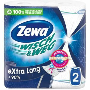 Prosoape de hartie Zewa Wisch&Weg Original Extra Long, 2 straturi, 2 role, 86 foi imagine