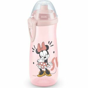 Cana NUK Sport Mickey Mouse cu sistem push-pull, 36 luni+, 450 ml, Rosu imagine