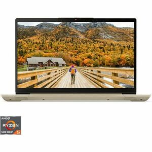 Laptop Lenovo 15.6'' IdeaPad 1 15ALC7, FHD IPS, Procesor AMD Ryzen™ 5 5500U (8M Cache, up to 4.0 GHz), 16GB DDR4, 512GB SSD, Radeon, No OS, Sand imagine