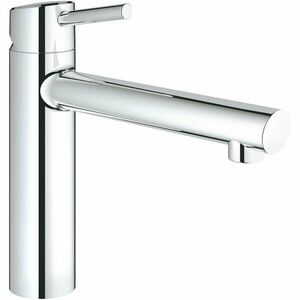 Baterie de bucatarie Grohe Concetto 31128001, 3/8'', tip L, pipa medie, cartus ceramic, pivotanta, Crom imagine