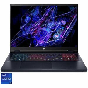 Laptop Acer Predator Helios Neo 18 PHN18-71-96Z6 cu procesor Intel® Core™ i9-14900HX pana la 5.8GHz, 18, WQXGA, IPS, 165Hz, 32GB DDR5, 1TB SSD, NVIDIA® GeForce RTX™ 4070 8GB GDDR6, No OS, Abyssal Black imagine