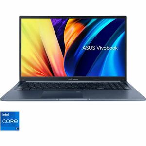 Laptop ASUS Vivobook 15 A1502ZA cu procesor Intel® Core™ i7-12700H pana la 4.7 GHz, 15.6'', Full HD, IPS, 16GB DDR4, 512GB SSD, Intel Iris Xᵉ Graphics, No OS, Quiet Blue imagine