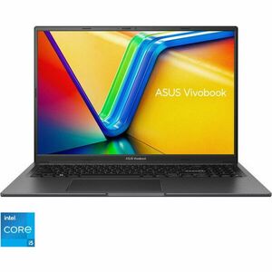 Laptop ASUS 16'' Vivobook 16X K3605ZC, WUXGA 144Hz, Procesor Intel® Core™ i5-12500H (18M Cache, up to 4.50 GHz), 16GB DDR4, 1TB SSD, GeForce RTX 3050 4GB, No OS, Indie Black imagine