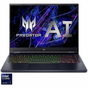 Laptop Acer Predator Helios Neo 14 PHN14-51-712K cu procesor Intel® Core™ Ultra 7 155H pana la 4.8GHz, 14.5'', WQXGA, IPS, 120Hz, 16GB LPDDR5X RAM, 1TB SSD, NVIDIA® GeForce RTX™ 4070 8 GB GDDR6, No OS, Abyssal Black imagine