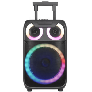 Boxa portabila troliu Andowl Q YX8000 iluminare RGB telecomanda microfon imagine