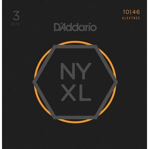 D'Addario NYXL1046-3P Corzi chitare electrice imagine