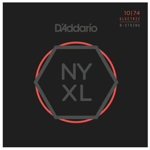 D'Addario NYXL1074 Set de corzi pentru chitară electrică imagine