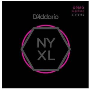 D'Addario NYXL0980 Corzi chitare electrice imagine