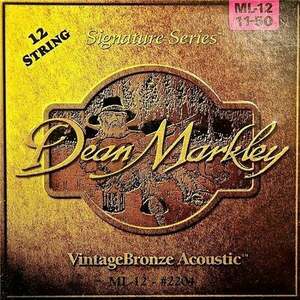 Dean Markley 2204 VintageBronze 12 11-50 Set de corzi pentru chitară acustică imagine