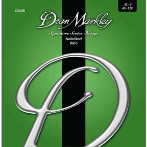 Dean Markley 2608B 5XL 40-128 NickelSteel Set de 5 corzi pentru bas imagine