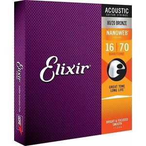 Elixir 11306 Nanoweb 16-70 Corzi chitare acustice imagine