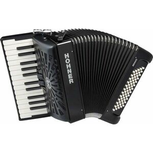 Hohner Bravo II 60 Acordeon cu clape Black imagine