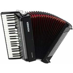 Hohner Bravo III 120 Acordeon cu clape Black imagine