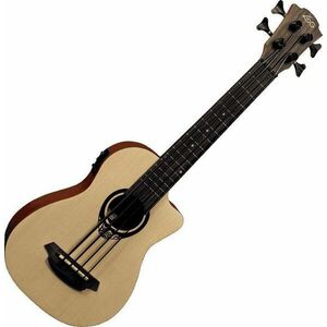 LAG TKB-150CE Tiki Uku Natural Ukulele bas imagine