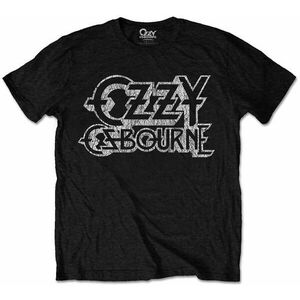 Ozzy Osbourne Tricou Vintage Logo Black L imagine