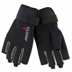 Musto Essential Sailing Short Finger Black S Mănuși de Navigatie imagine