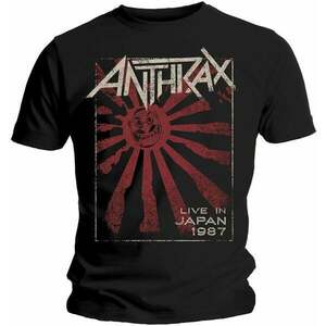 Anthrax Tricou Live in Japan Unisex Black M imagine