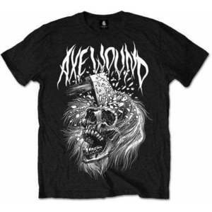 AxeWound Tricou Skull Black L imagine