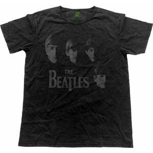 The Beatles Tricou Faces Vintage Black XL imagine