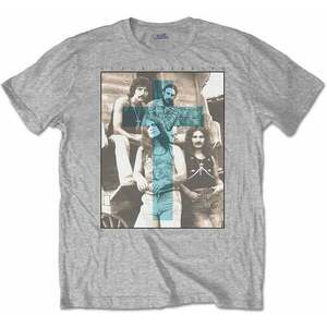 Black Sabbath Tricou Blue Cross Gri L imagine