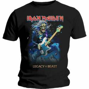 Iron Maiden Tricou Eddie on Bass Unisex Black S imagine