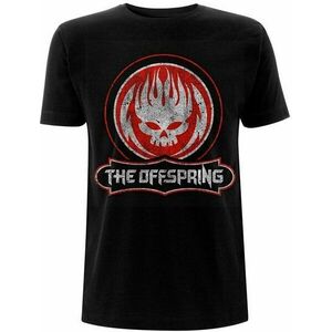 The Offspring Tricou Distressed Skull Black M imagine