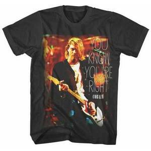 Kurt Cobain Tricou You Know You're Right Unisex Black L imagine