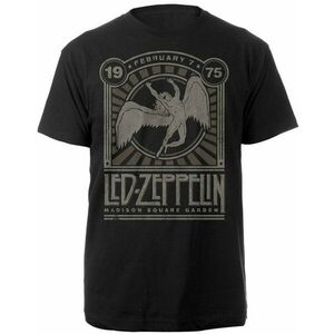 Led Zeppelin Tricou Madison Square Garden 1975 Black S imagine