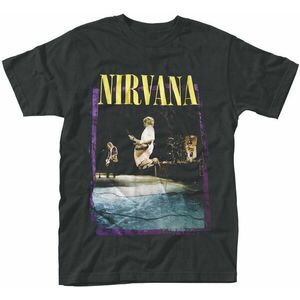 Nirvana Tricou Stage Jump Unisex Black S imagine