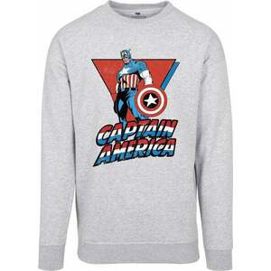 Captain America Tricou Crewneck Gri L imagine