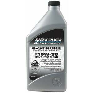 Quicksilver FourStroke Outboard Engine Oil Synthetic Blend 10W30 1 L Ulei motor barca 4 timpi imagine