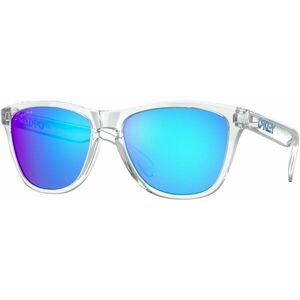 Oakley Frogskins XS 90061553 Polished Clear/Prizm Sapphire Ochelari de stil de viață imagine