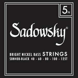 Sadowsky Black Label SBN-40B Set de 5 corzi pentru bas imagine