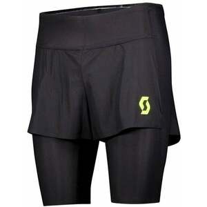 Scott Hybrid Shorts RC Run Kinetech Black/Yellow XL Pantaloni scurți de alergare imagine