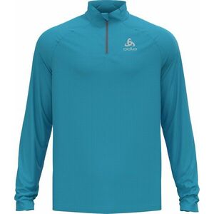 Odlo Male Midlayer Essential 1/2 ZIP Horizon Blue S Hanorac pentru alergare imagine