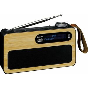 Lenco PDR-040BAMBOO Radio digital DAB + imagine