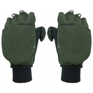 Sealskinz Windproof Cold Weather Convertible Mitten Olive Green/Black 2XL Mănuși ciclism imagine