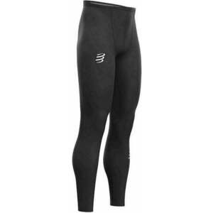 Compressport Run Under Control Full Tights Black T4 Pantaloni de alergare / jambiere imagine