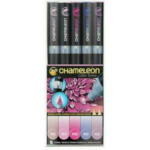 Chameleon Floral Tones Marker pentru umbrire Floral Tones 5 buc imagine