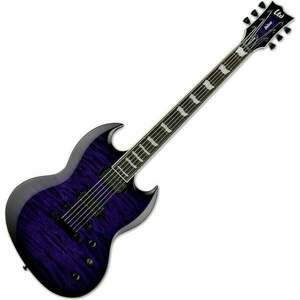 ESP LTD VIPER-1000 See Thru Purple Sunburst Chitară electrică imagine