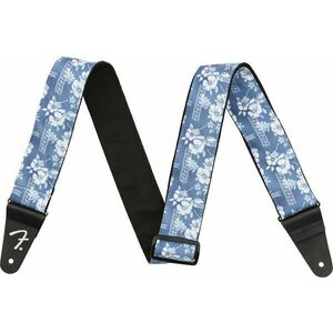 Fender 2'' Hawaiian Strap Blue Floral Curea de chitară Blue imagine