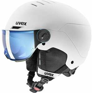 UVEX Rocket Junior Visor White/Black Mat 51-55 cm Cască schi imagine