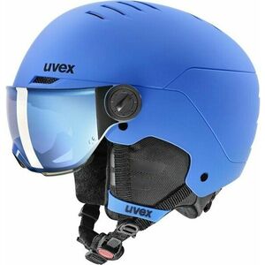 UVEX Rocket Junior Visor Blue Matt 51-55 cm Cască schi imagine