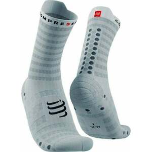 Compressport Pro Racing V4.0 Ultralight Run High White/Alloy T3 Șosete pentru alergre imagine