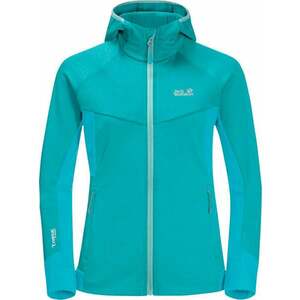 Jack Wolfskin Hydro Grid Fleece W Dark Aqua XS Hanorace imagine